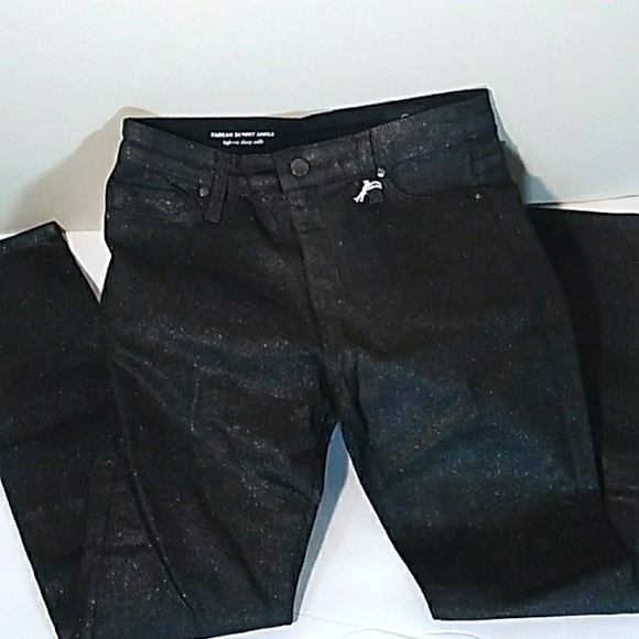 NWT AG FARRAH SKINNY ANKLE JEAN IN LUMINOUS GUNMETAL. A Must Have! - Picture 7 of 13